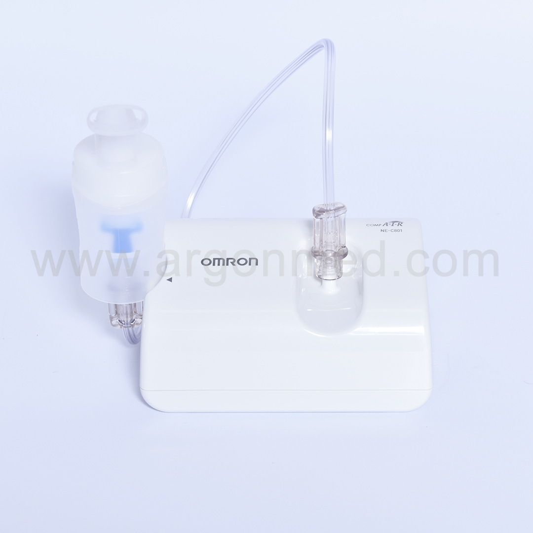 Nebulizador De Compresor Con V.V.T. Omron NE-C801S – Caterina Articulos  Medicos