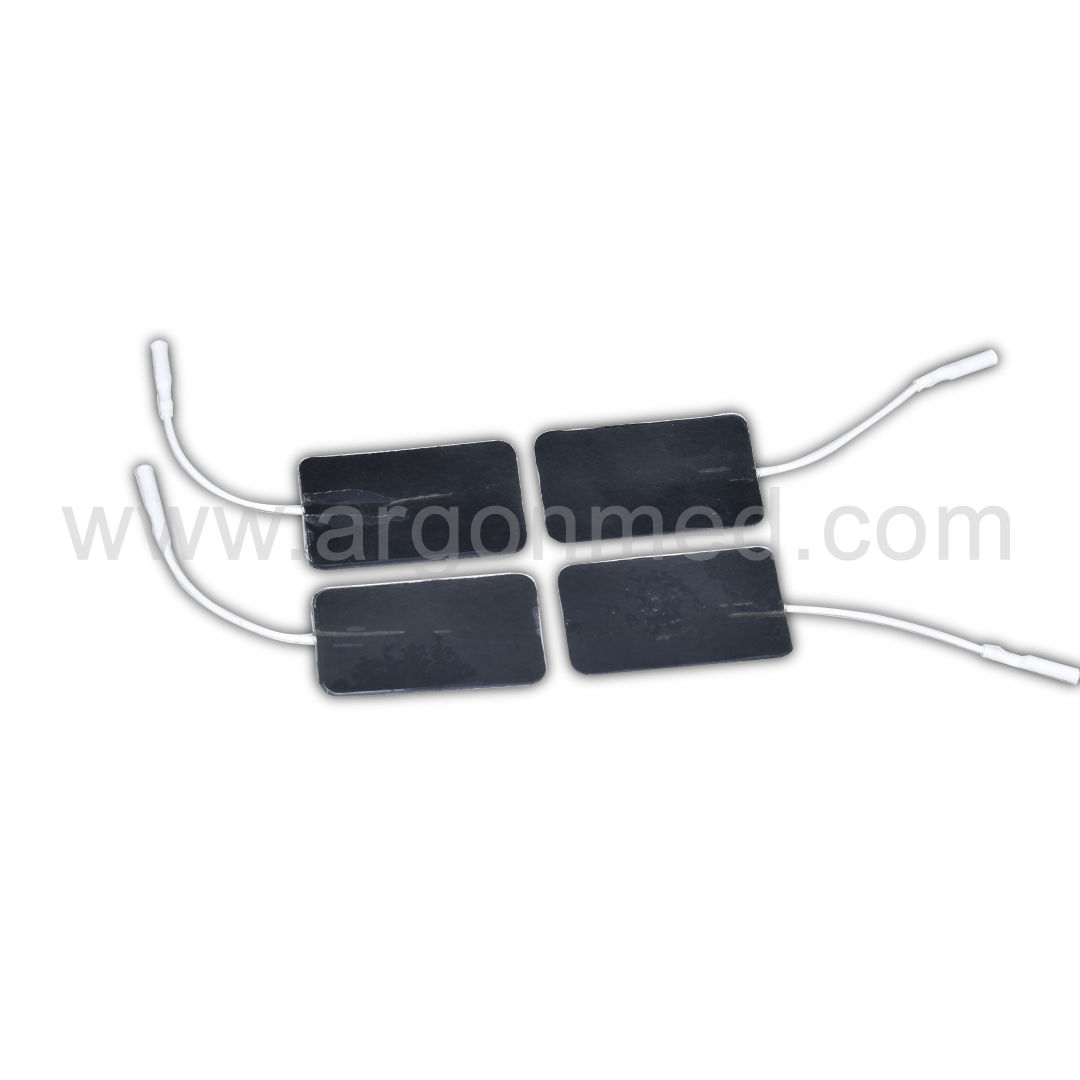 Electrodo para TENS, en Silicona Reusables, 5 x 5 cm, procedencia Italia, NG Import